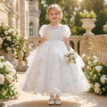 New  girls' formal dresses: high-end hostess outfits, performance dresses, wedding flower girl dresses, princess dresses for little girls
