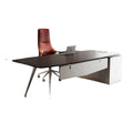Boss desk minimalist modern light luxury manager office desk and chair set complete single executive desk
