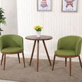 Nordic faux solid wood dining table and chair set - modern minimalist, small apartment friendly, creative casual round table with milk tea shop chairs