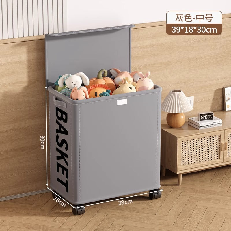 Clothes storage box large capacity oversized household flip foldable storage basket box clothing quilt sorting storage box