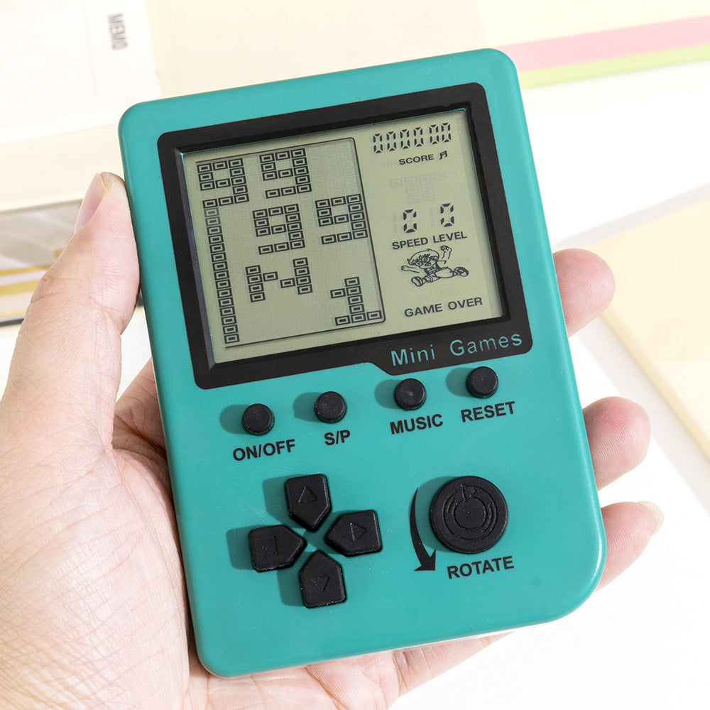 Tiktok viral mini handheld game console - perfect for kids' gifts & promotional giveaways! built-in with 26 classic tetris games