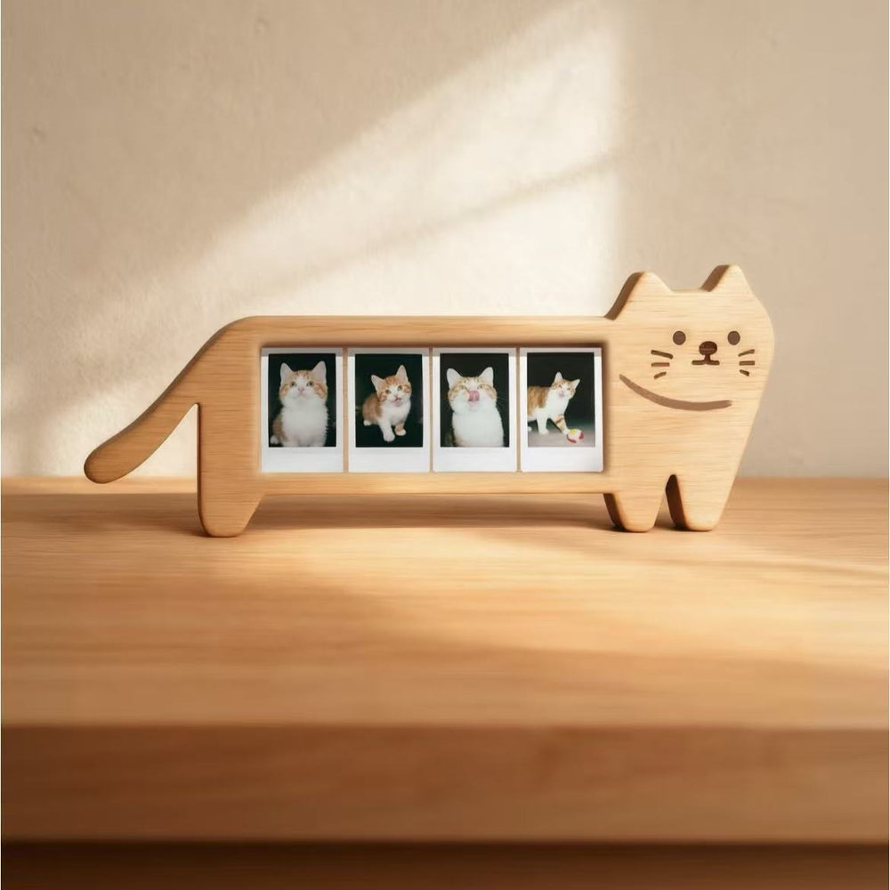 New kitten wooden photo frame - capture seasons, keepsake photo frame, souvenir, collectible, decorative, commemorative gift