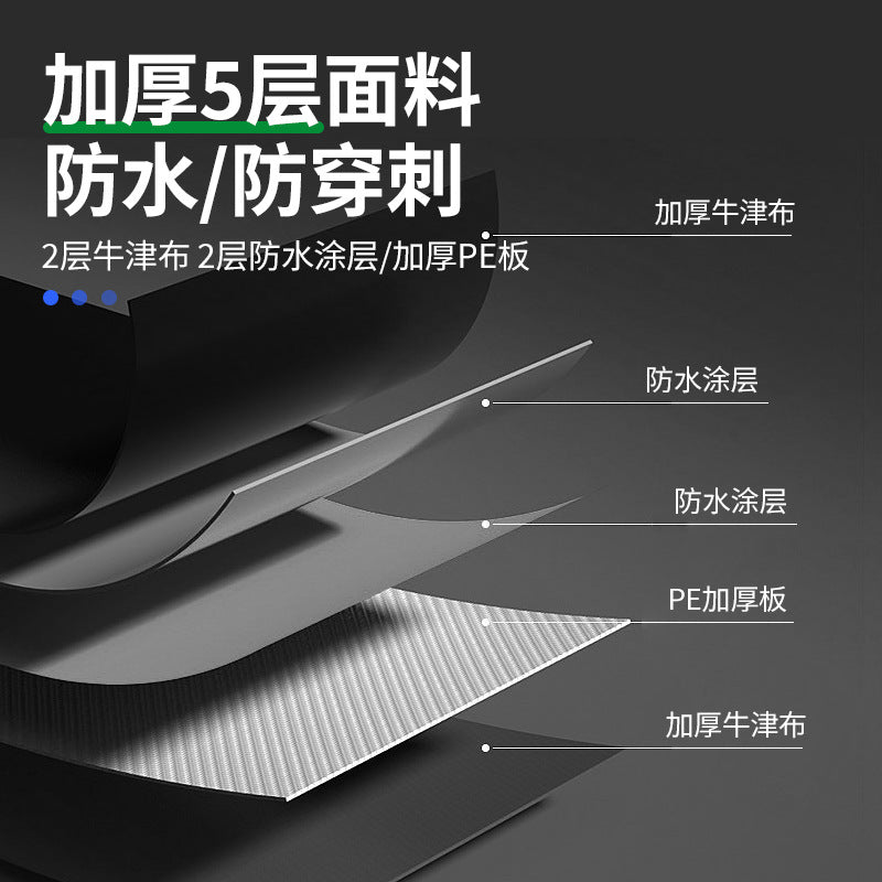 Multifunctional Hardware Toolbox Waterproof Thickened Oxford Cloth Storage Box Crossbody One Shoulder Handheld Toolkit Hardware Bag