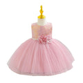 New arrival children's skirt kids dress sequin flower princess dress baby girl first birthday dress girl dress