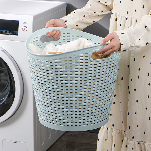 Simple dirty clothes storage basket Household stackable dirty clothes basket Laundry basket Japanese plastic dirty clothes basket storage basket