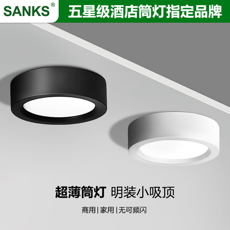 Three pine LED surface mounted led small ceiling light without opening, bedside aisle light, entrance light, entrance ceiling light