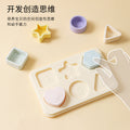 New arrival: baby early education & brain development toys - hot selling food-grade silicone geometric toys for infants & toddlers - creative puzzle set