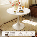 White round table popular living room simple for home commercial dining table small apartment coffee table corner table milk tea shop negotiation table