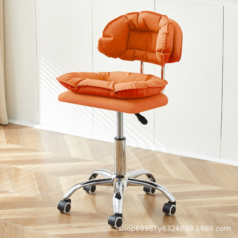 Beauty Chair Nail Art Eyelash Stool Barber Shop Backrest Lifting Chair Household Girls Bedroom Dressing Stool