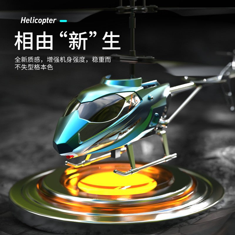 remote control aircraft model, rechargeable, drop-resistant, 3.5-channel, new sensor helicopter, children's flying toy for boys