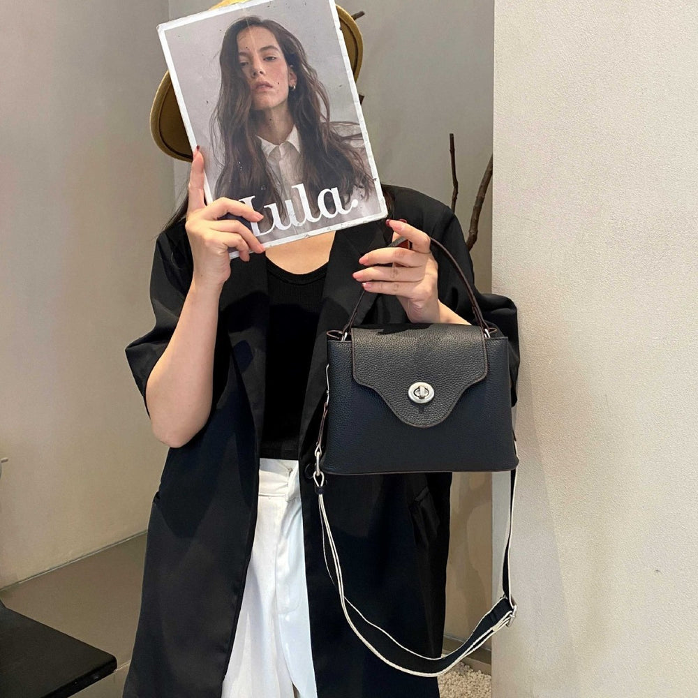 First-layer cowhide 2025 spring and summer new arrival bucket bag genuine leather work clothingelegant women's bag accessible luxury satchel shoulder crossbody bag