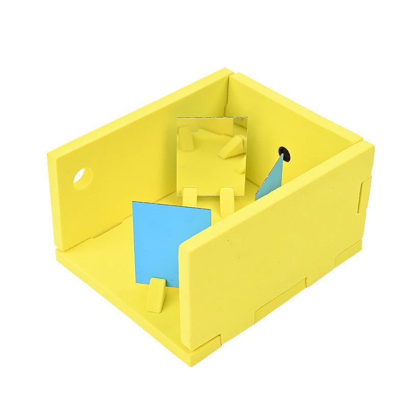 Light reflection, straight line propagation, technology, small production, puzzle, handmade DIY, scientific experiment, small invention, material package new