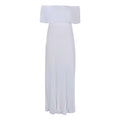 European station  autumn new women's camisole off-the-shoulder bodycon backless sexy slit dress