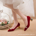 2023 new arrival engagement red stiletto heel bridal shoes - comfortable high heels for weddings, convertible heels for show he and wedding dresses