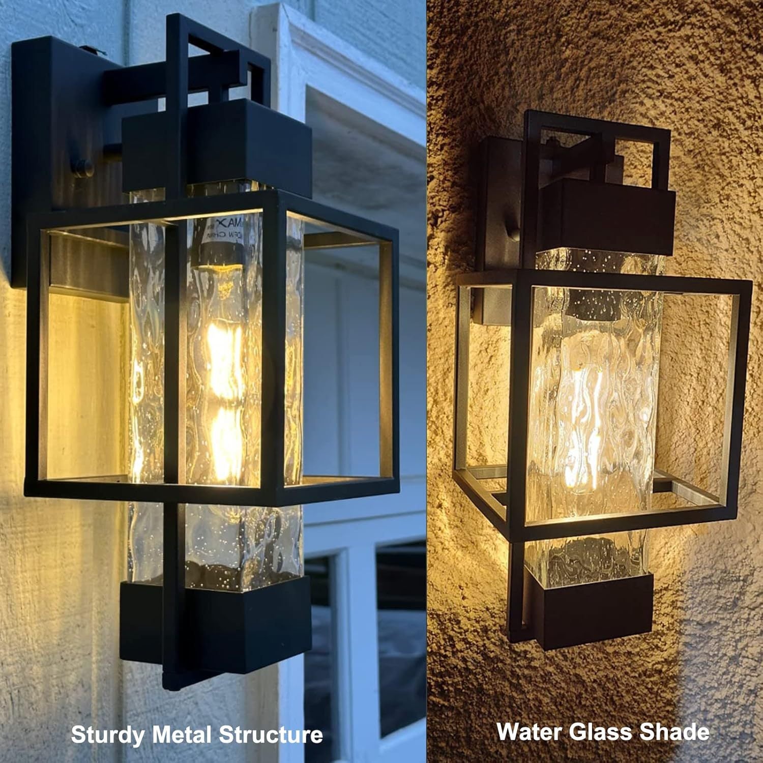 Modern Outdoor Lighting Dusk to Dawn Outdoor Lighting Exterior Wall Wall Lights Waterproof Porch Lights Garage Door