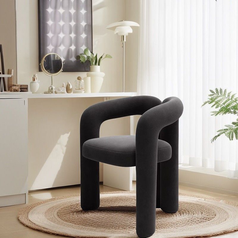 Cosmetic cream internet celebrity dressing designer casual bedroom home chair modern light luxury manicure backrest dressing chair