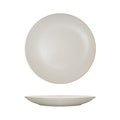 Minimalist creative stroked ceramic dinner plate - commercial western food flat plate for restaurant steak, pasta, and dessert service