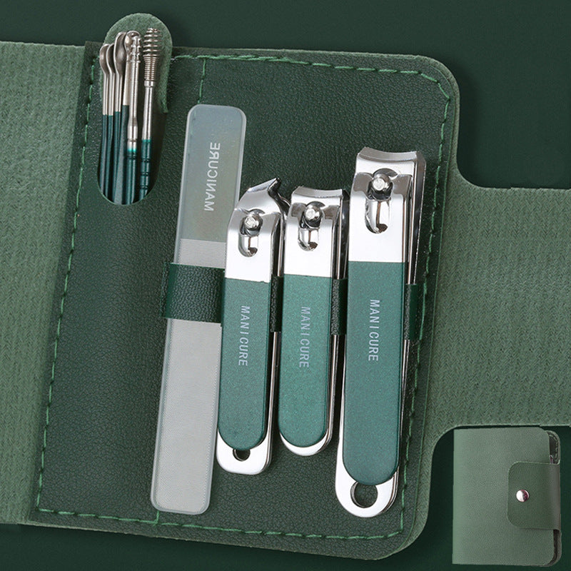 Stainless steel nail clipper set - premium manicure & pedicure tool kit - nail clippers & trimmer gift set