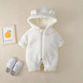 Infant and toddler spring and winter onesies, adorable lamb fleece-lined rompers, stylish and trendy baby outfits for both boys and girls, perfect for going out