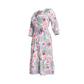 Aliexpress cross-border sourcing: african fashion plus size women's clothing -  summer collection - slimming chiffon printed dress