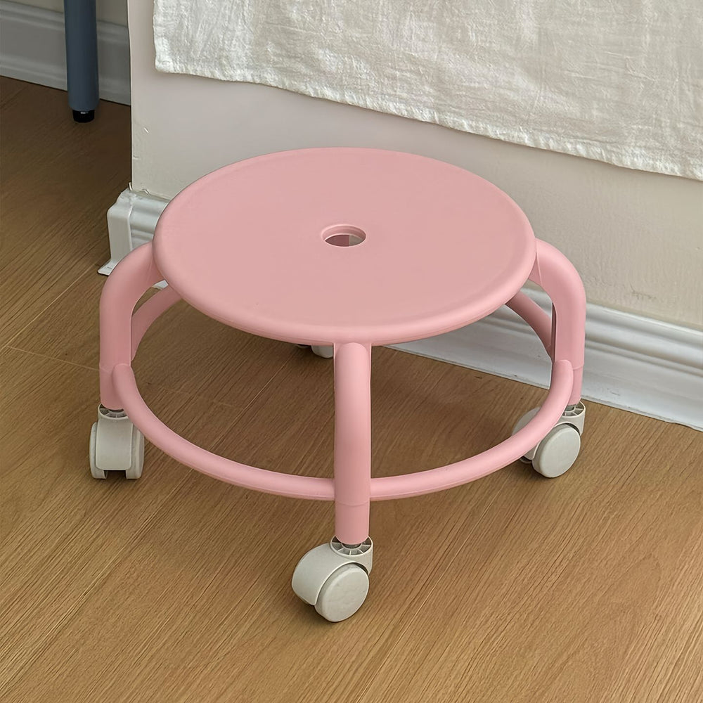 Swivel stool - heavy duty, durable, and portable. perfect for home use: ideal as a small stool, shoe bench, or step stool for adults and children. features smooth rolling casters for easy mobility