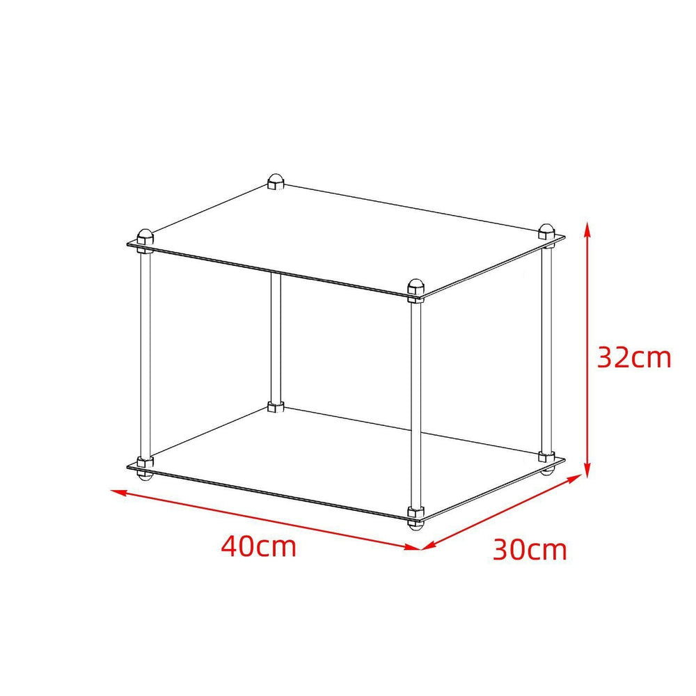 Bauhaus minimalist stainless steel side table coffee table floor-standing multi-tier storage rack metal style display shelf organizer