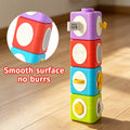 premium stacking blocks - multifunctional building blocks for baby's early learning, montessori education, and mother & baby essentials
