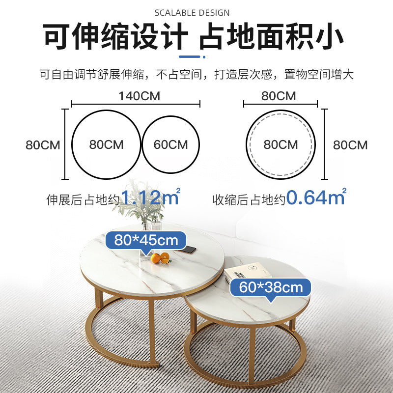 Coffee table living room for home round table small apartmentaccessible luxurycasual modern new arrival sofa coffee table balcony