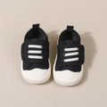 Kids' canvas shoes - breathable spring/autumn fashion sneakers for boys and girls - anti-slip velcro closure, soft sole