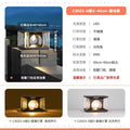 Solar powered fence post lights - outdoor pillar lights for yard, garden, courtyard, villa gate pillars - waterproof outdoor lighting