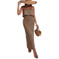 linen resort style fashionelegant vest skirt suit women's summernew arrivalcasual wear two-piece set