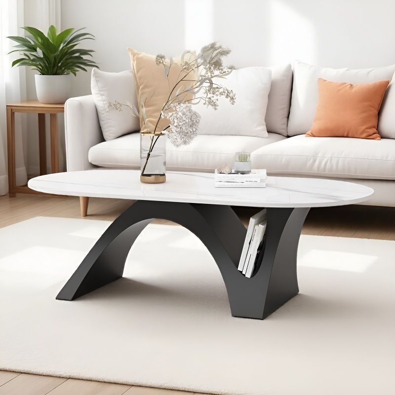 New arrival living room coffee table normcoreaccessible luxury slate shaped sofa tea table small apartment creative coffee table