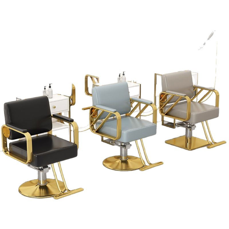 Hairdressing shop special chair hair salon special hair cutting stool classy hairdressing perm and dyeing area adjustable seat hairdressing chair