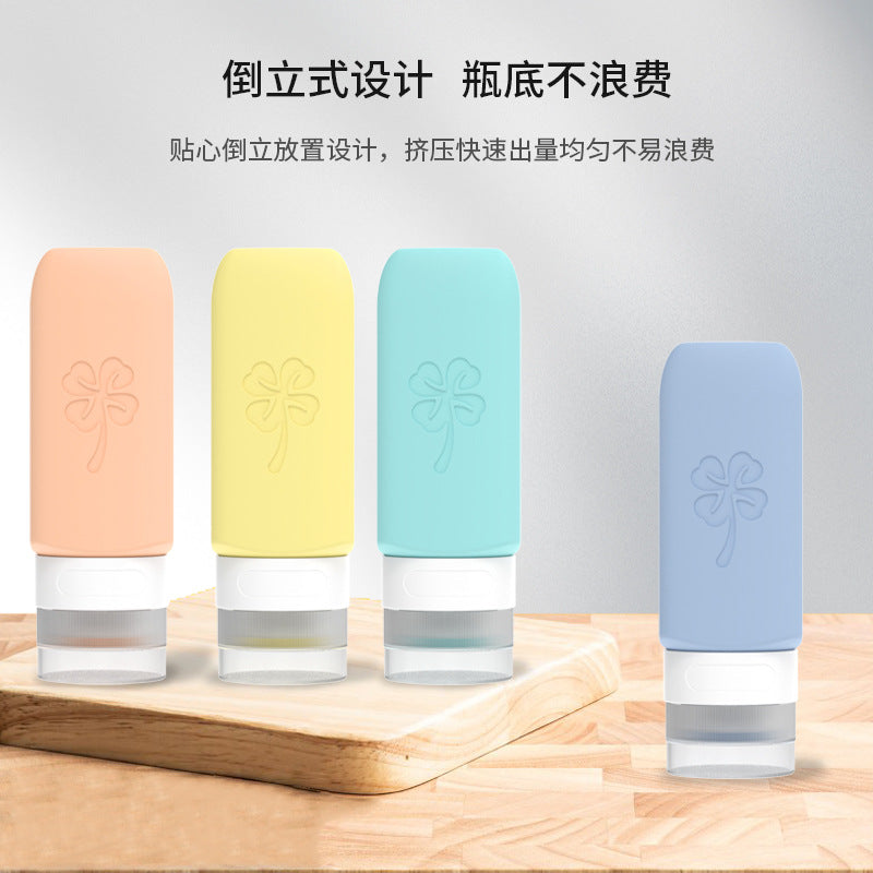 Self-designed new silicone sub-bottling 3floz travel outdoor cosmetics 90ML food-grade silicone storage bottle