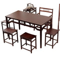 New chinoiserie tea table and chair combination office kung fu coffee table for home living room balcony tea table tea table