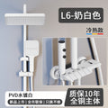shower set, all-copper shower set, for home multi-functional abrasion resistant thermostatic booster shower