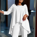 C8615   new summer foreign trade women's fashionable elegant loose plus size irregular african top