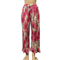 Special offer: digital print, comfortable & breathable crew neck, lantern sleeve, mid-sleeve, african fashion women's pleated pants