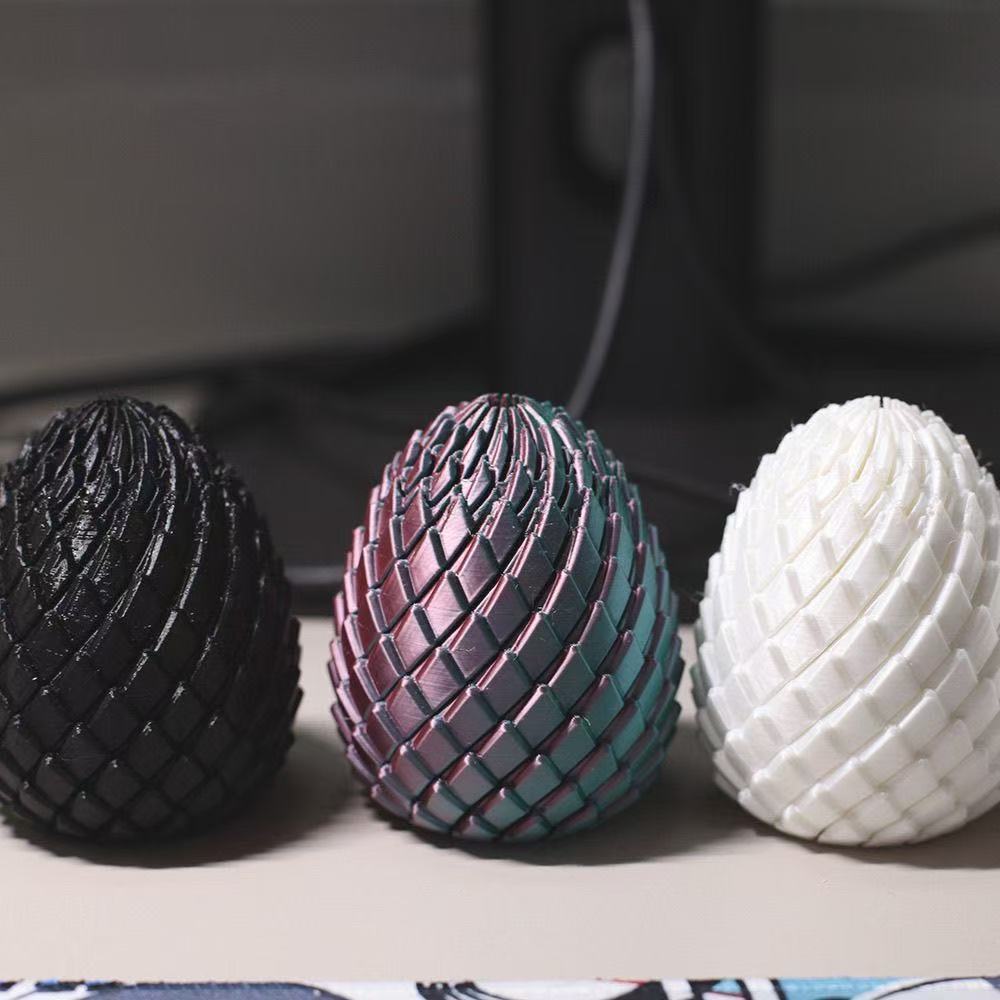 wholesale 3d printed dragon egg, dragon spiral slime, dragon scale egg, decompression complete gift decoration, creative trendy toy