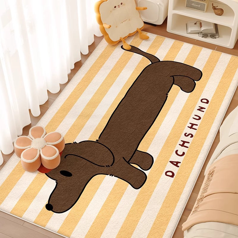 Carpet bedroom bedside blanket girl's room bedside kids' room cute  new under-bed thickened floor mat