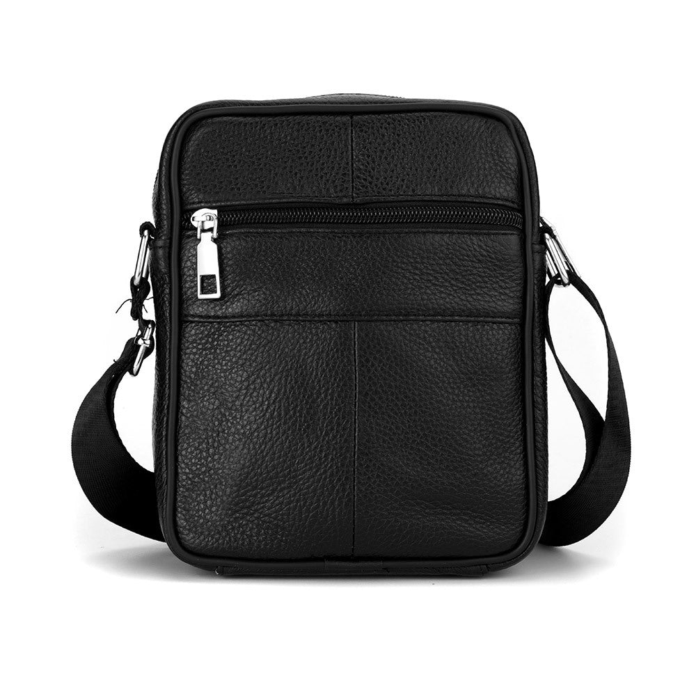 Russian new leather men's bag men's messenger bag first layer cowhide genuine bag shoulder bag men's bag
