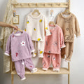 Baby & toddler plush warm pajama set - autumn/winter cartoon cute sleepwear loungewear for boys & girls