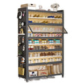 Steel shoe cabinet for homefloor-standing multi-layer dust-proof shoe rack door entrance entrance storage cabinet large capacity storage cabinet