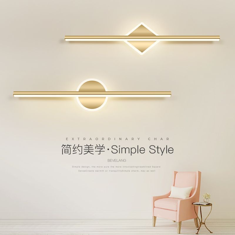 Bathroom toilet mirror front lamp modern light luxury dressing table fill light long style decorative wall lamp