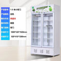 Beverage refrigerator display cabinet vertical fresh-keeping cabinet commercial large-capacity freezer single and double door commercial fresh-keeping