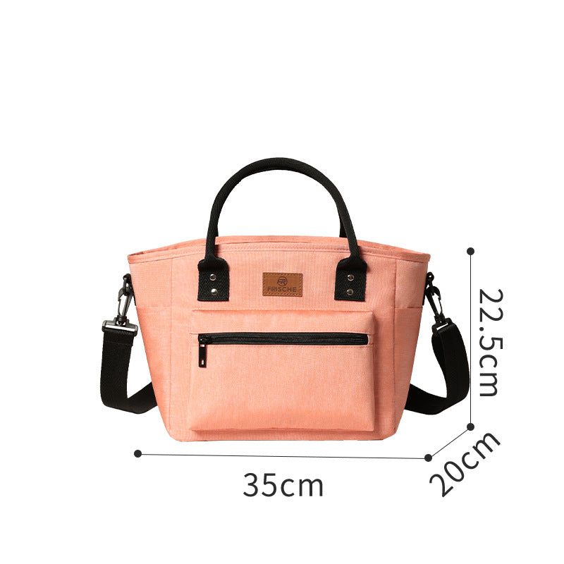 Customized Beilian 15L thermal insulation bag, office worker packing, bento bag with rice, portable lunch box bag, picnic PEVA ice bag