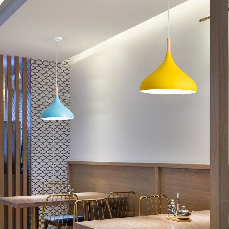 LED fresh light vegetable market fruit stall lampshade supermarket catering chandelier commercial dining chandelier color lighting chandelier