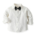 Boys' spring/autumn outfit set: baby boy plaid vest, korean style children's first birthday dress, boys' suit
