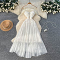 French chic, ethereal mesh slip dress - women's 2026 spring/summer collection - high-end, figure-flattering, elegant evening gown