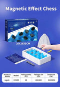 Magnetic battle chess: brain-boosting, parent-child interactive magnetic effect chess - educational tabletop game for kids